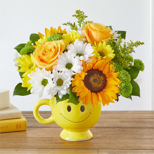 Be Happy Bouquet – Fleuriste Boutique Du Moulin, L'ile-perrot PQ