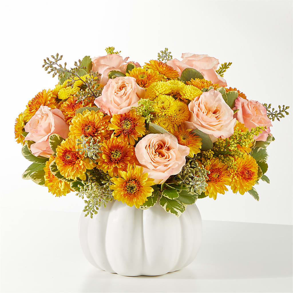 Peachy Pumpkin – Fleuriste Boutique Du Moulin, L'ile-perrot PQ