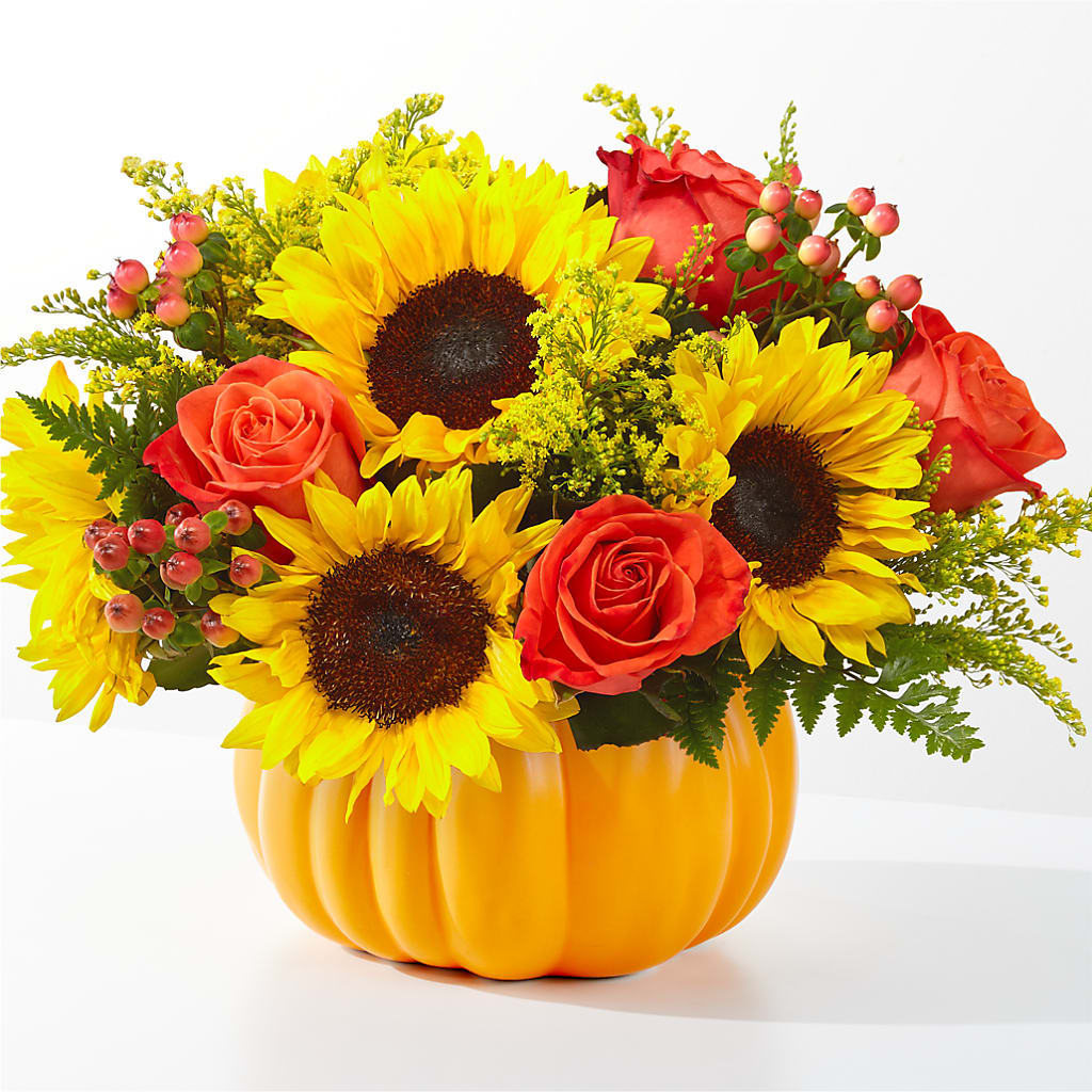 Pick of the Patch Pumpkin Bouquet – Fleuriste Boutique Du Moulin, L'ile-perrot PQ