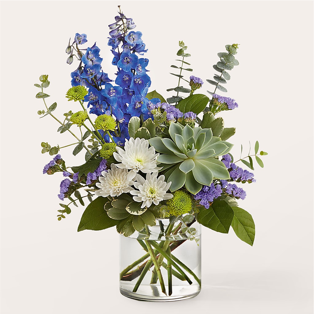 Cerulean Waves Bouquet – Fleuriste Boutique Du Moulin, L'ile-perrot PQ