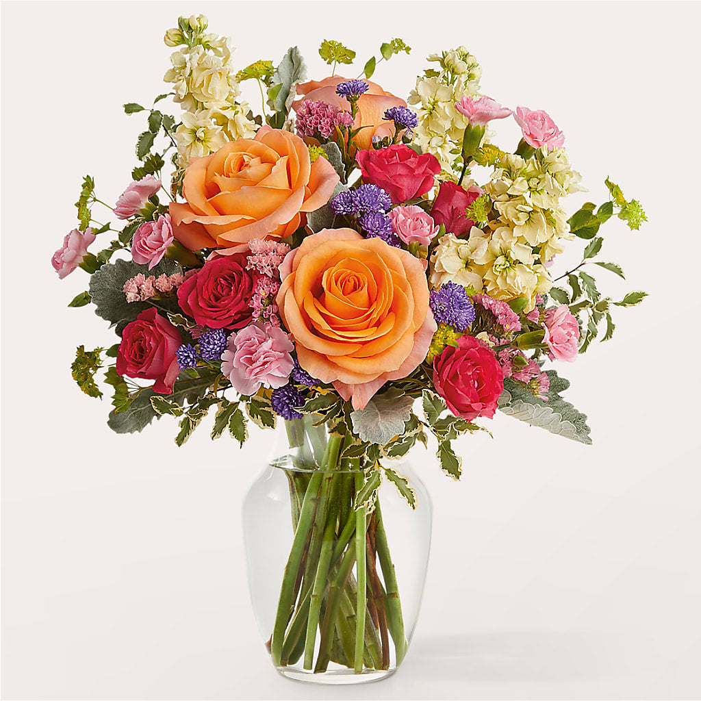 Tangerine Tango Bouquet – Fleuriste Boutique Du Moulin, L'ile-perrot PQ
