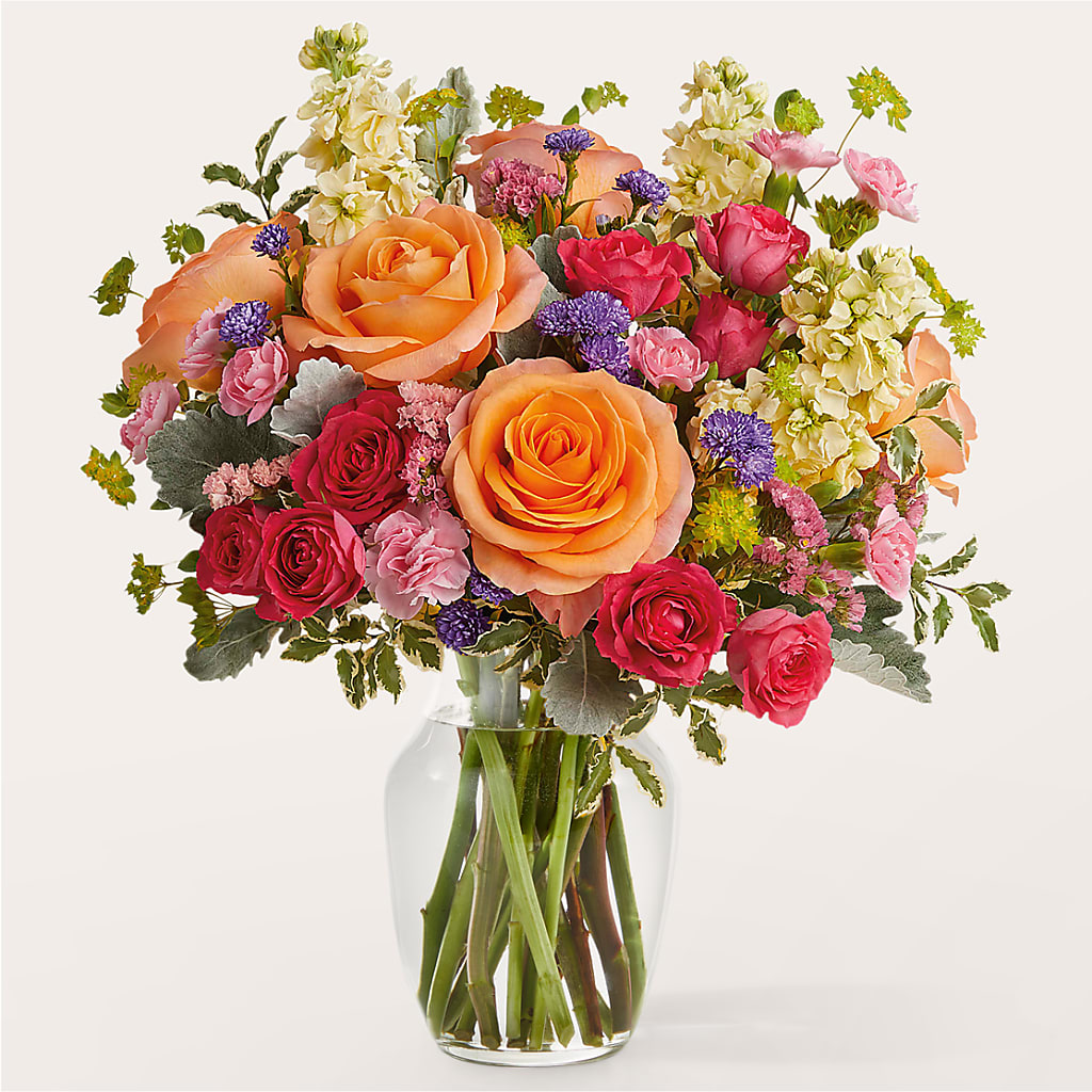 Tangerine Tango Bouquet – Fleuriste Boutique Du Moulin, L'ile-perrot PQ