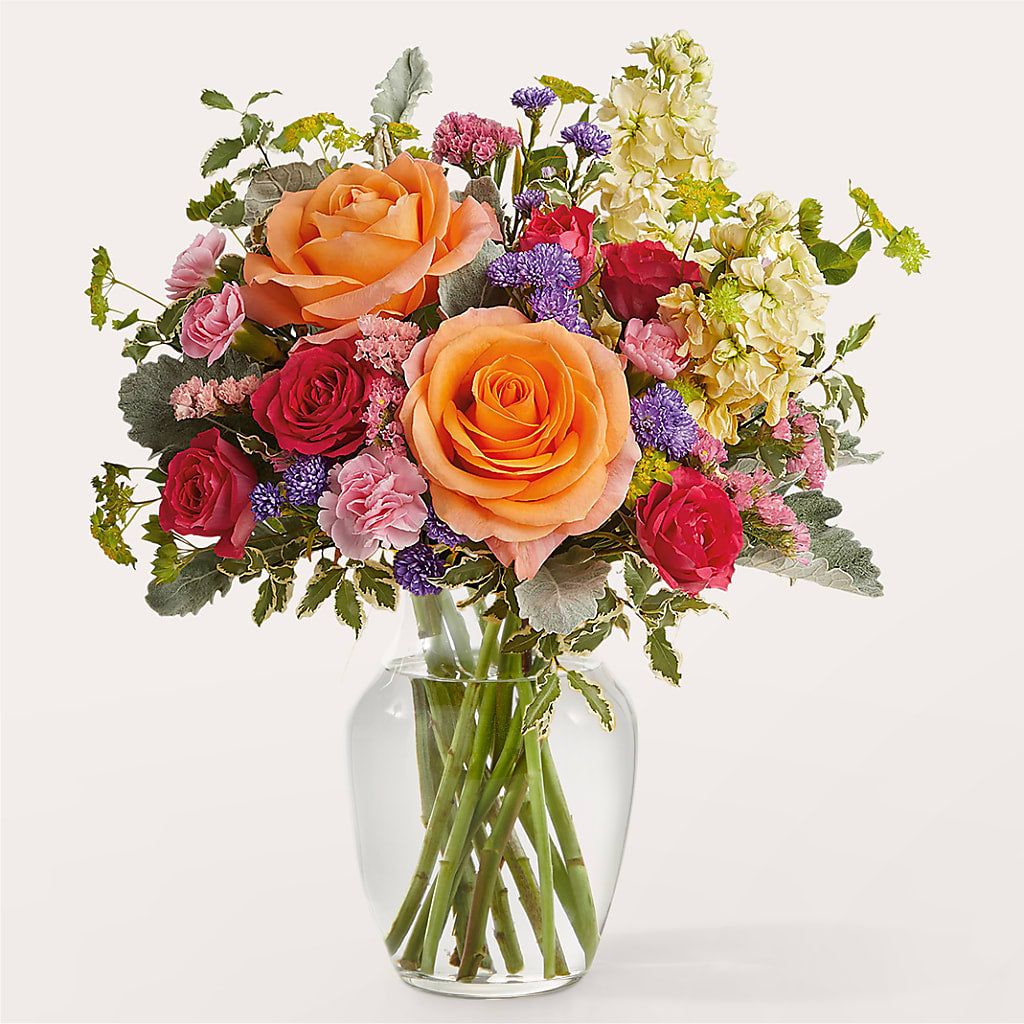 Tangerine Tango Bouquet – Fleuriste Boutique Du Moulin, L'ile-perrot PQ