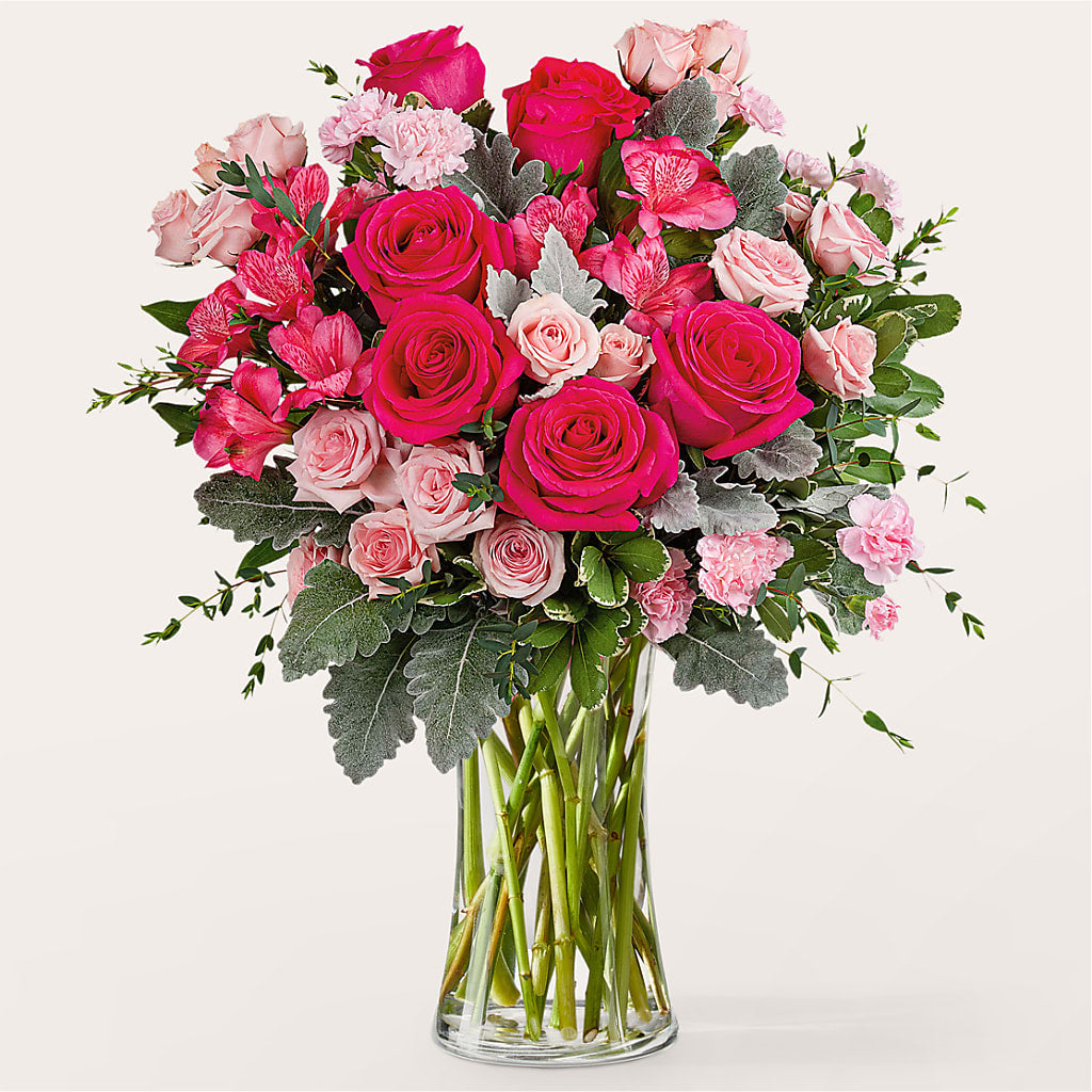 Tickled Pink Bouquet – Fleuriste Boutique Du Moulin, L'ile-perrot PQ