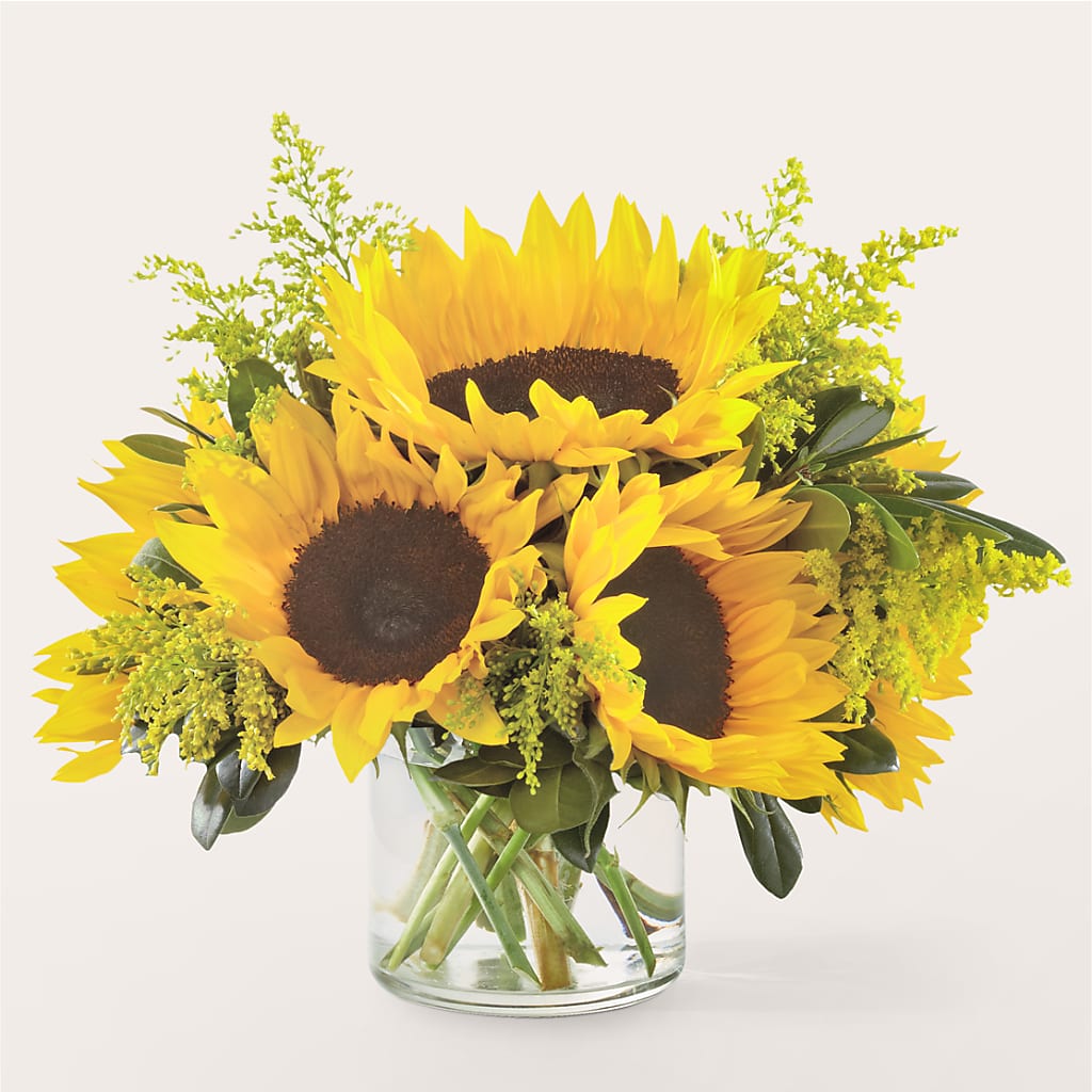Beaming Sunflower Bouquet – Fleuriste Boutique Du Moulin, L'ile-perrot PQ