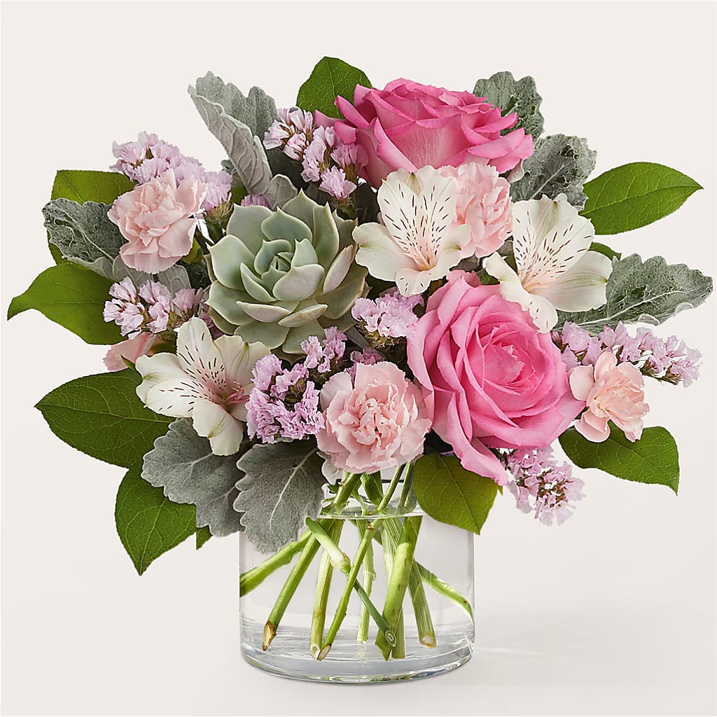 Dusty Rose Bouquet – Fleuriste Boutique Du Moulin, L'ile-perrot PQ