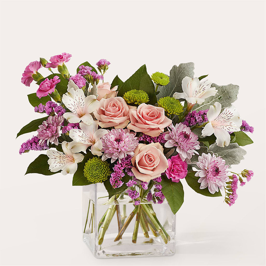 Pink Suede Bouquet – Fleuriste Boutique Du Moulin, L'ile-perrot PQ