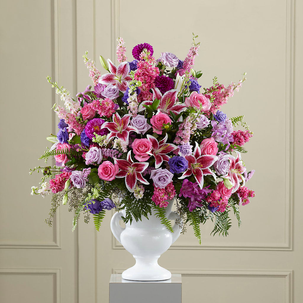 Peaceful Tribute Arrangement – Fleuriste Boutique Du Moulin, L'ile-perrot PQ