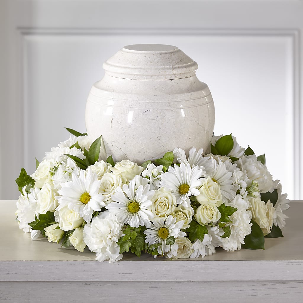Ivory Gardens Cremation Adornment – Fleuriste Boutique Du Moulin, L'ile-perrot PQ