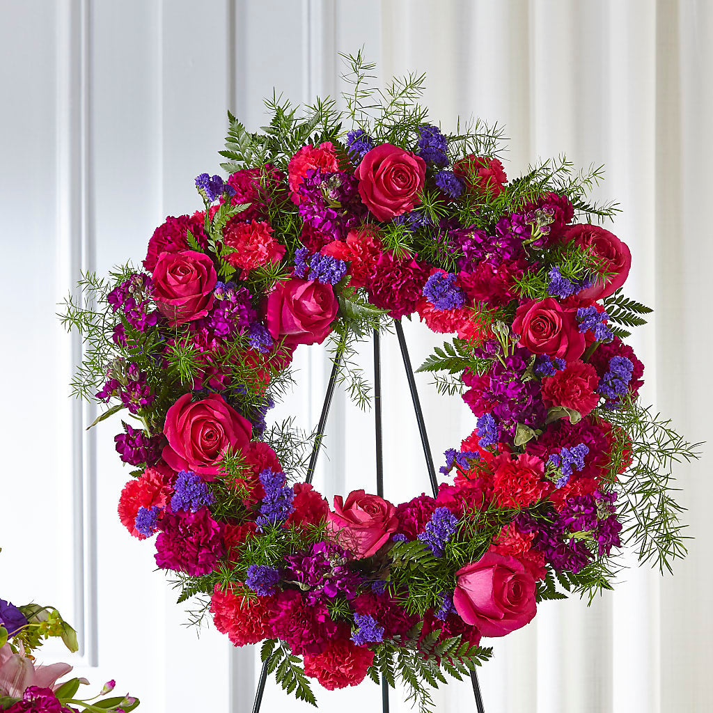 Calming Colors Wreath – Fleuriste Boutique Du Moulin, L'ile-perrot PQ