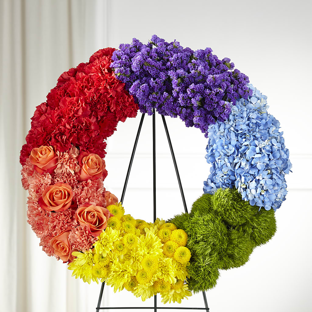 Circle of Love Wreath – Fleuriste Boutique Du Moulin, L'ile-perrot PQ