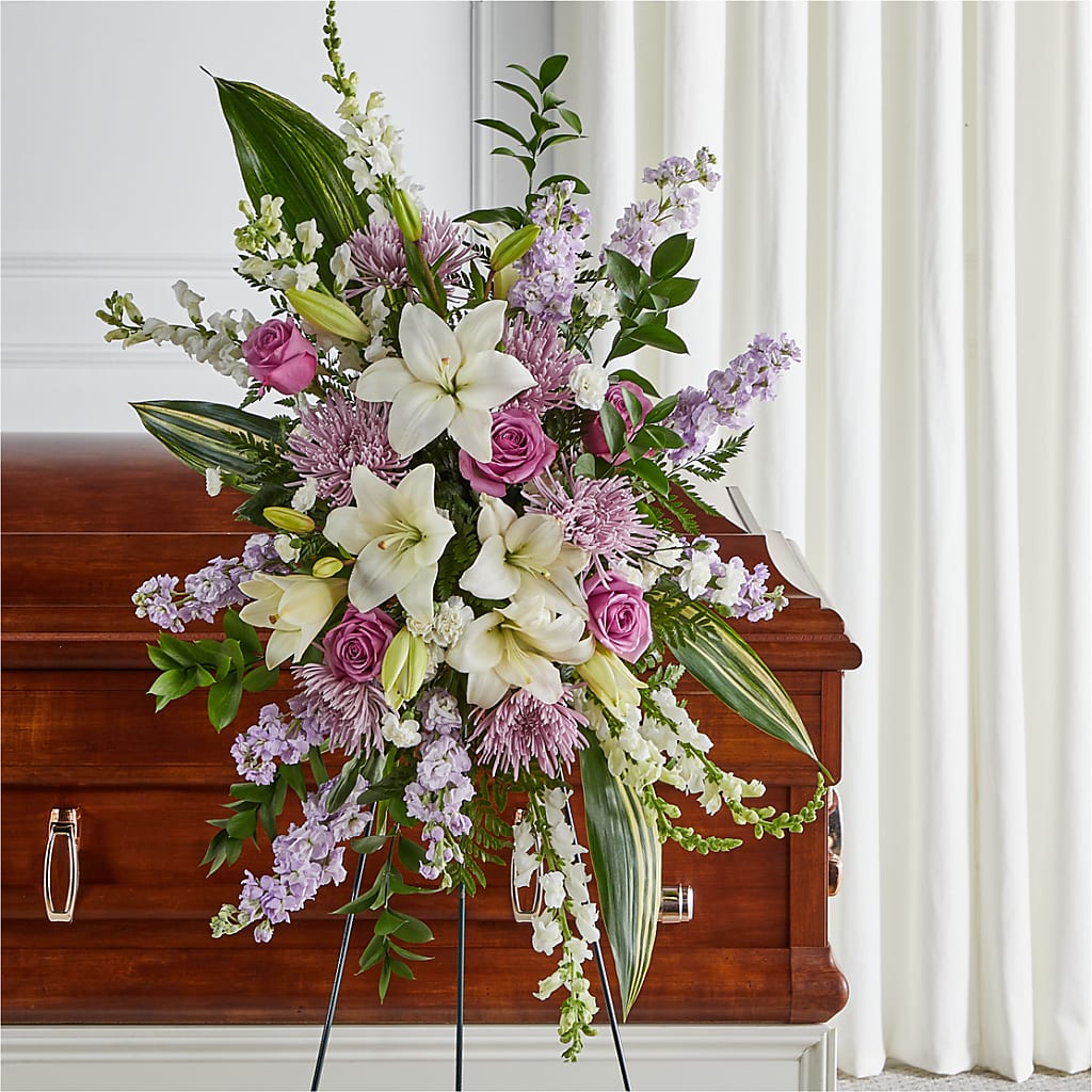 Grateful Hearts Standing Spray – Fleuriste Boutique Du Moulin, L'ile-perrot PQ
