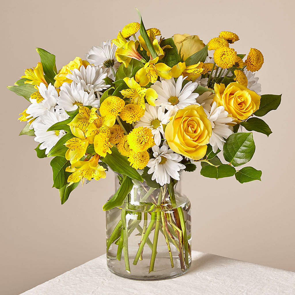 Sunny Sentiments Bouquet – Fleuriste Boutique Du Moulin, L'ile-perrot PQ