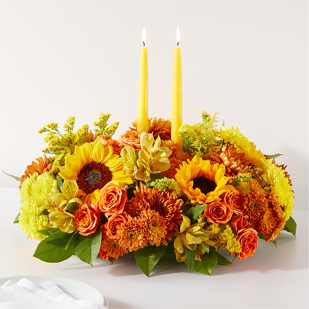 Autumn Harmony Centerpiece – Fleuriste Boutique Du Moulin, L'ile-perrot PQ