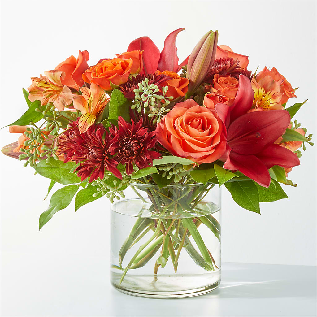 Crimson Leaves Bouquet – Fleuriste Boutique Du Moulin, L'ile-perrot PQ