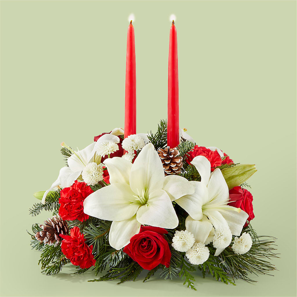 Seasonal Festivities Centerpiece – Fleuriste Boutique Du Moulin, L'ile-perrot PQ