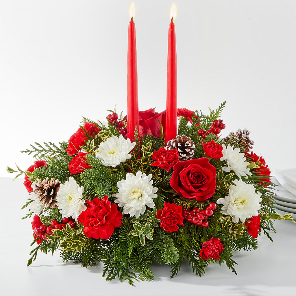 Holiday Soiree Centerpiece – Fleuriste Boutique Du Moulin, L'ile-perrot PQ