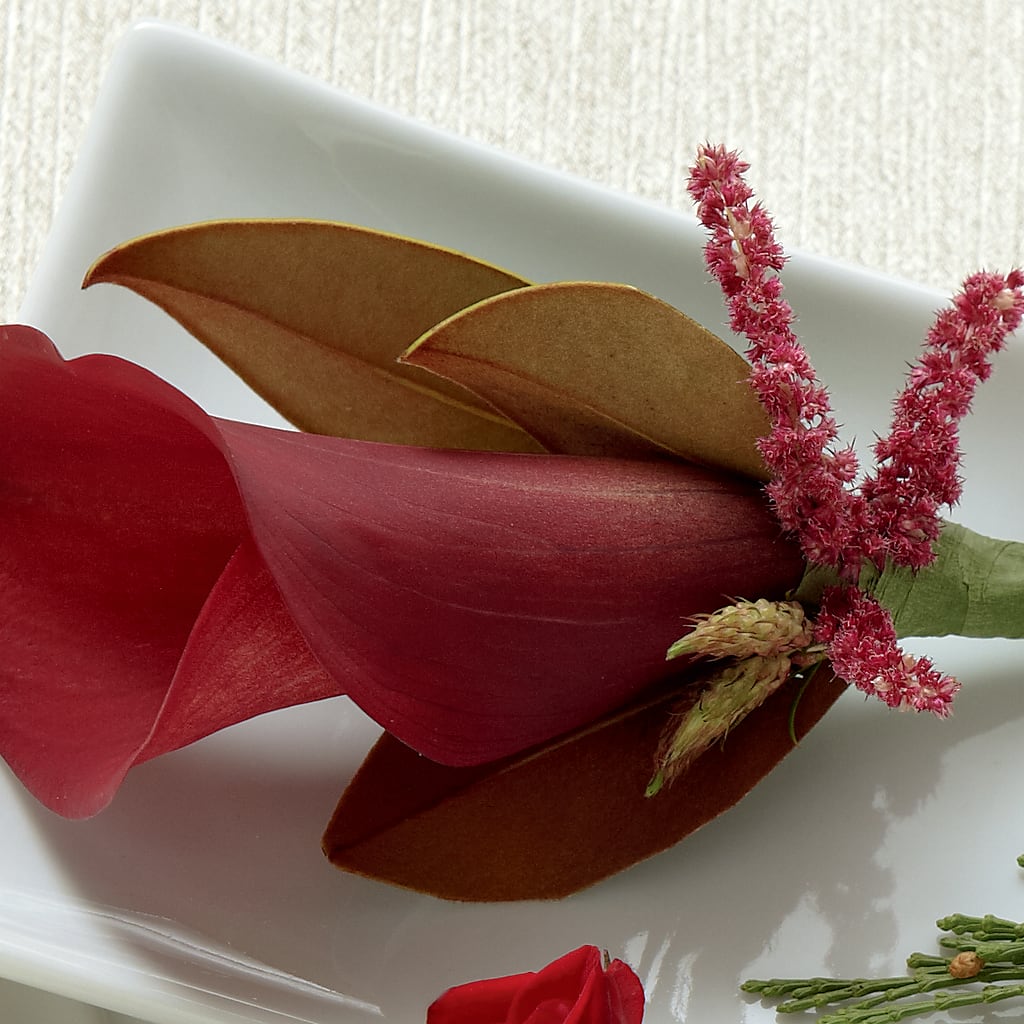 Red Calla Boutonniere – Fleuriste Boutique Du Moulin, L'ile-perrot PQ