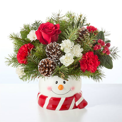 Jolly Snowman Bouquet –  Fleuriste Boutique Du Moulin, L'ile-perrot PQ