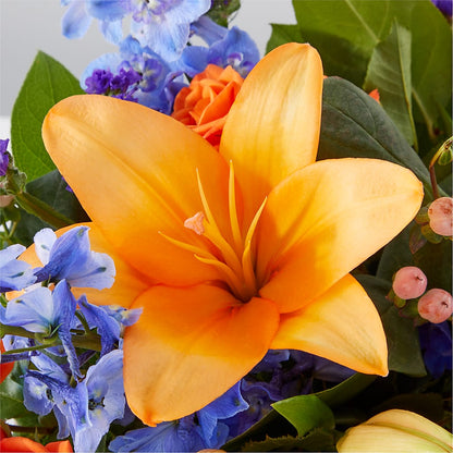 Radiant Citrus Box Bouquet –  Fleuriste Boutique Du Moulin, L'ile-perrot PQ