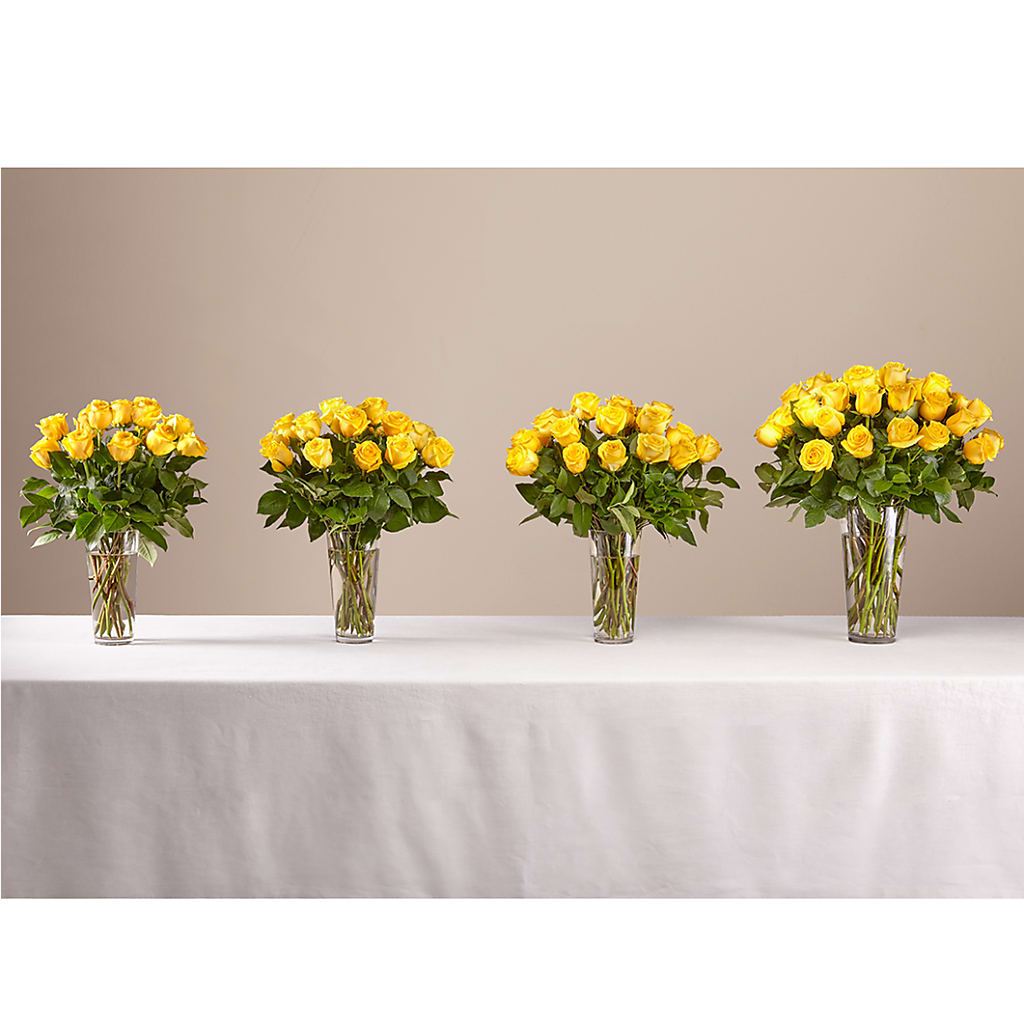 Long Stem Yellow Rose Bouquet –  Fleuriste Boutique Du Moulin, L'ile-perrot PQ