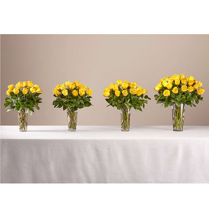 Long Stem Yellow Rose Bouquet –  Fleuriste Boutique Du Moulin, L'ile-perrot PQ
