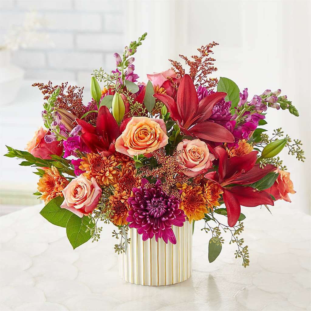 Burgundy Landscape Bouquet –  Fleuriste Boutique Du Moulin, L'ile-perrot PQ