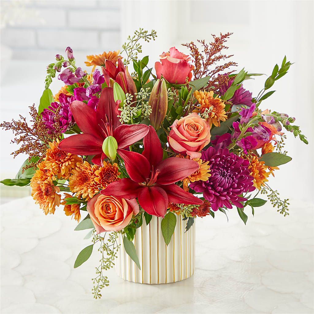 Burgundy Landscape Bouquet –  Fleuriste Boutique Du Moulin, L'ile-perrot PQ