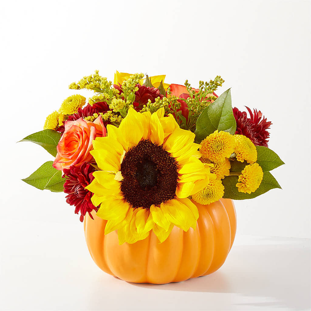 Golden Gourd Pumpkin Bouquet –  Fleuriste Boutique Du Moulin, L'ile-perrot PQ