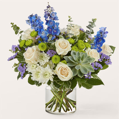 Cerulean Waves Bouquet –  Fleuriste Boutique Du Moulin, L'ile-perrot PQ