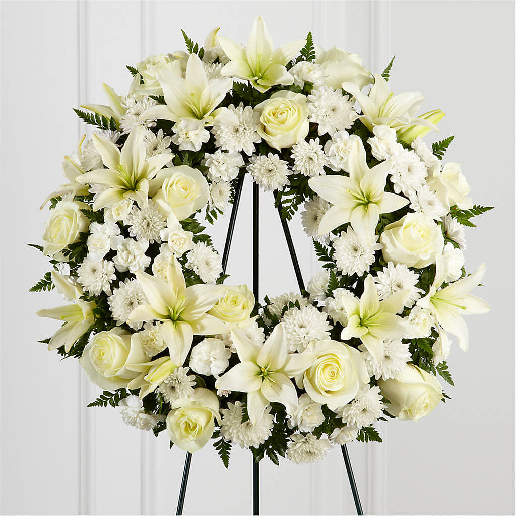 Treasured Tribute Wreath –  Fleuriste Boutique Du Moulin, L'ile-perrot PQ