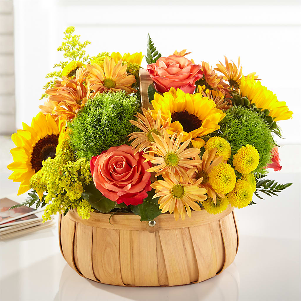 Harvest Sunflower Basket –  Fleuriste Boutique Du Moulin, L'ile-perrot PQ