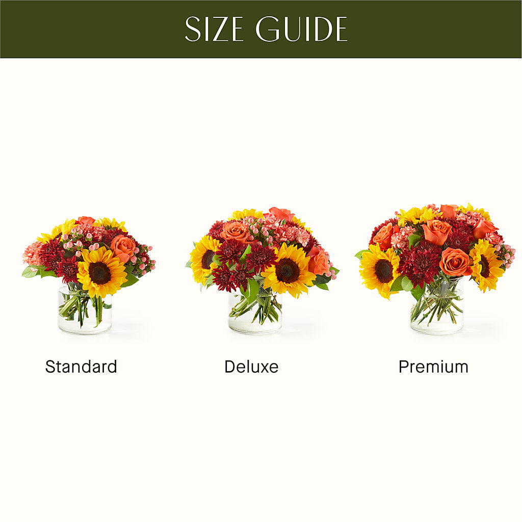September Sunset Bouquet –  Fleuriste Boutique Du Moulin, L'ile-perrot PQ