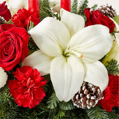 Seasonal Festivities Centerpiece –  Fleuriste Boutique Du Moulin, L'ile-perrot PQ