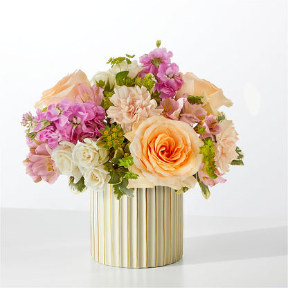 Paradise Bouquet with Ivory Vase –  Fleuriste Boutique Du Moulin, L'ile-perrot PQ